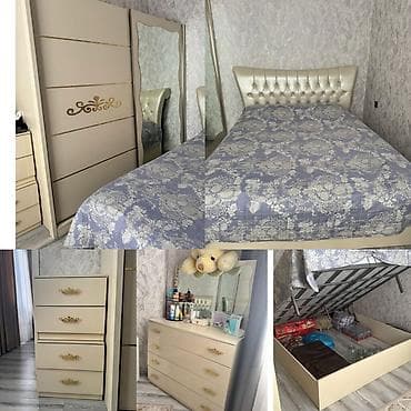 islenmis divan kreslolar: İkinəfərlik çarpayı, Dolab, İşlənmiş — 1