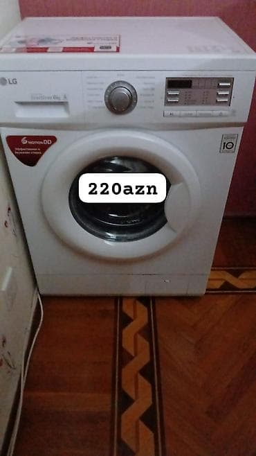 invertor: LG paltaryuyan maşın – Ön yükləməli, Direct Drive sistemi ilə. - Yük — 1