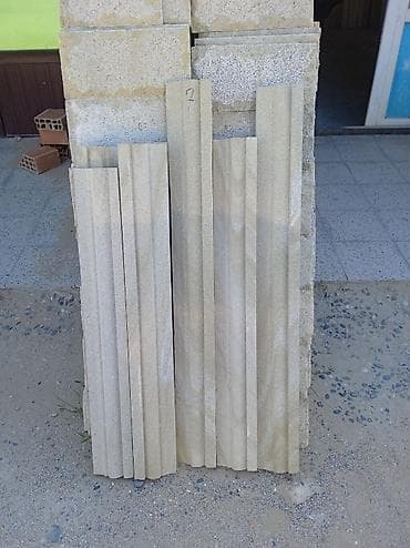 şpatel: Qumdaşı üzlük və dekorativ elementlər - Material: təbii qumdaşı - — 3