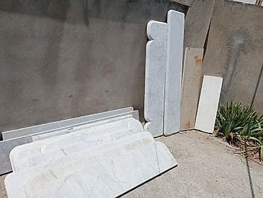 daş stekan: Mərmər və qranit lövhələr – müxtəlif ölçü və formalar - Material — 3