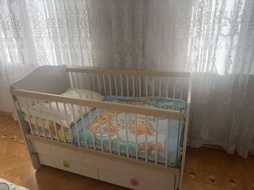 yelləncə: Oğlan və qız üçün, Dördbucaq, Beşik, Dəstsiz, Matrassız, Yellənmə mexanizmsiz — 3