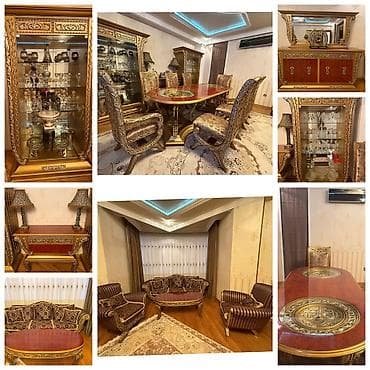 2el mebeler: Aynur92👑kod Qiymet: *7000 Azn* Qonaq desti satilir Marka Italiyanski — 1