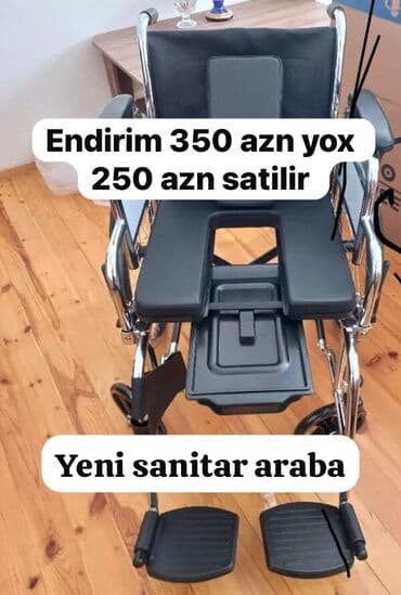 elil arabasi kiraye: İşlenmiş yaxşi veziyyetde satilir Tualet funksiyalı əlil arabası — 2