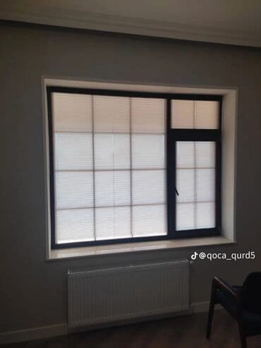 qarmoşqa pərdə: Plisse jalüz pərdələr - Pəncərə çərçivəsinə inteqrə olunan — 2