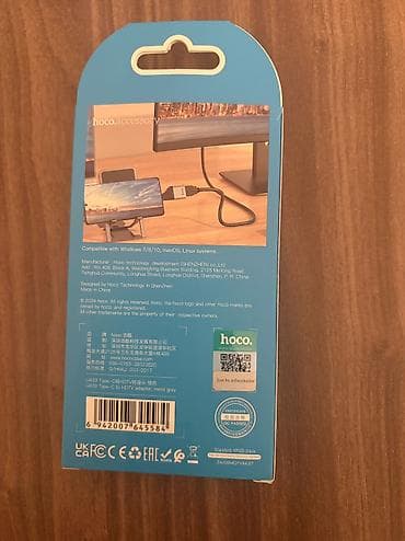 notbuk ucuz: Hoco UA33 USB-C to HDMİ HDTV (4K) – Telefonu TV-yə qoşmaq üçün adapter — 2
