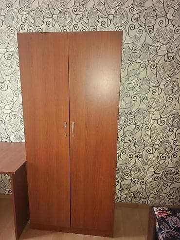 İkiqapılı paltar dolabı - Material: laminat/taxta kompozit, qoz ağacı lalafo.az -da İkiqapılı paltar dolabı - Material: laminat/taxta kompozit, qoz ağacı