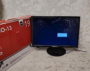 Monitor 19 Ekran Təzədir.VGA--HDM girislidir. Ekranda olan lekeler