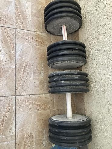 продам гантели бу: Блин для штанги, Вес: 15 кг, Б/у — 1