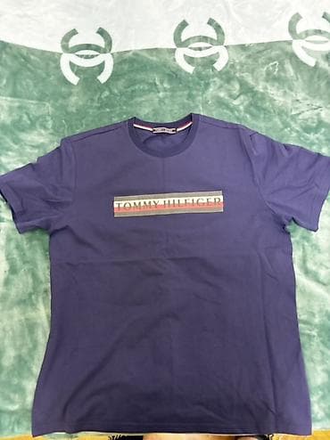 Kişi T‑shirt dəsti - Brendlər və dizaynlar: - Tünd göy Tommy at lalafo.az Kişi T‑shirt dəsti - Brendlər və dizaynlar: - Tünd göy Tommy