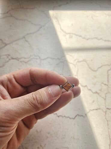 kəhraba: Üzük, Gümüş, 925 Əyar, Kəhrəba — 2