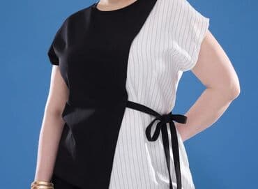 женские хлопковые трусики: Qadın üçün iki parçalı dizaynlı bluz/kofta .olcu 2xl - Rəng və — 1