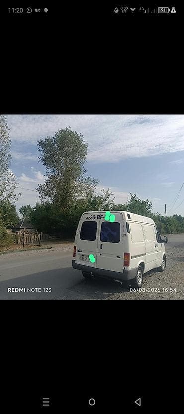 qoşqu kamaz: Ford Transit yük mikroavtobusu Xüsusiyyətlər: - Kuzov: qapalı furqon — 3