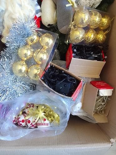 2ci el yolka: Məhsul: LED işıqlı süni Yeni il şam ağacı + bəzək dəsti 050 670 15 12 — 6