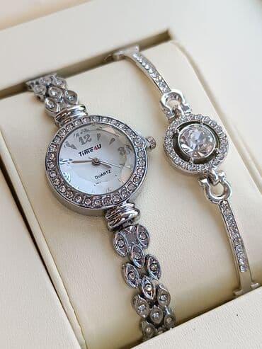 irshad telecom is saatlari: Yeni, Qol saatı, Timex, rəng - Ağ — 20