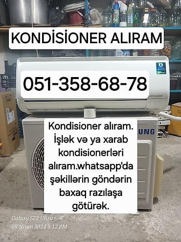 İşləyən,işləməyən kondisioner alıram. kim satırsa whatsapp da — 1