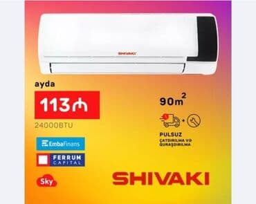 Kondisioner Beko, Yeni, 85-90 kv. m, Xarici blok, Kredit var, Pulsuz quraşdırılma lalafo.az -da Kondisioner Beko, Yeni, 85-90 kv. m, Xarici blok, Kredit var, Pulsuz quraşdırılma