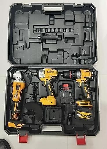 Mişarlar: Dəst: Akkumulyatorlu peşəkar alətlər komplekti, sərt plastik daşıma — 1
