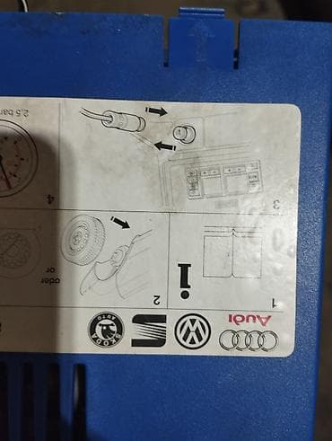 500l kompressor: VW/Audi/Škoda/SEAT orijinal kompressor (12V avtomobil şin nasosu) — 2