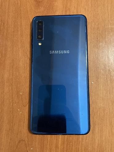 samsung not 12: Samsung Galaxy A7 2018, rəng - Mavi, Barmaq izi — 2