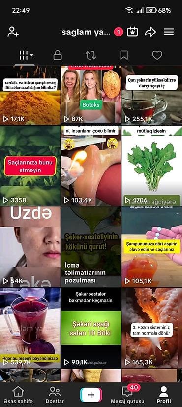 saz kursu: Tiktok hesabı 32k ban falan yoxdur tertemiz hesabdır — 2