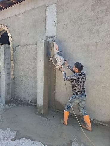 kohnə dəmir darvaza: Beton kəsmə və deşmə xidməti - Beton, dəmir-beton, kərpic və daş — 3
