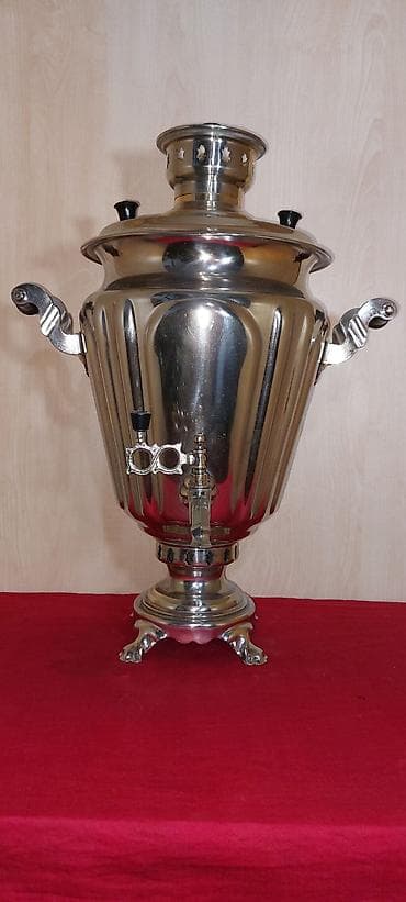 xiaomi not 9s: Kömürlə işləyən klassik samovar dəsti Tərkib:mis və latun — 1