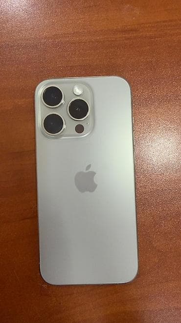 iphone 12 pro qiymet: IPhone 15 Pro, 256 GB, Natural Titanium, Face ID — 1