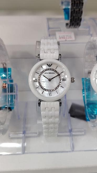 Наручные часы: Emporio Armani qadın qol saatları – keramika korpus və keramika qolbaq — 2