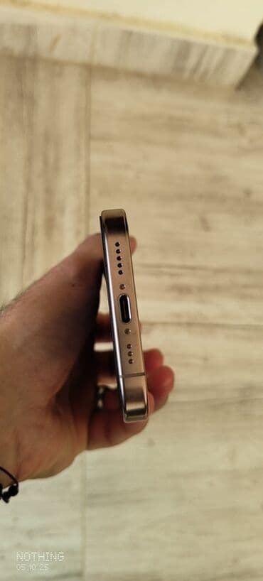 ayfon 5s ekran: IPhone 16 Pro, 256 GB, Desert Titanium, Barmaq izi, Face ID, Sənədlərlə — 7