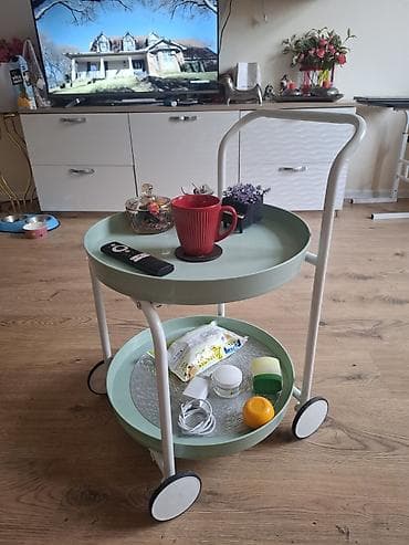 acilib yigilan stol: Açılmayan, Metal, Yumru masa — 3