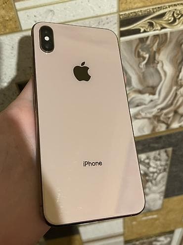 IPhone Xs Max, Qızılı, Simsiz şarj, Face ID