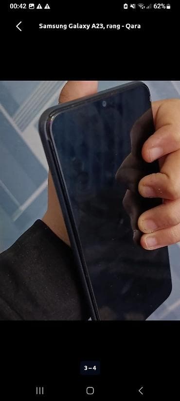 ikinci əl soba: Samsung Galaxy A23, rəng - Qara, Barmaq izi — 3