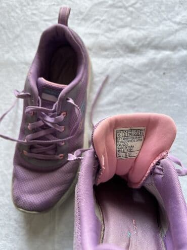 детские ажурные кеды для девочки: Кроссовки, Для девочек, 36, Skechers — 1