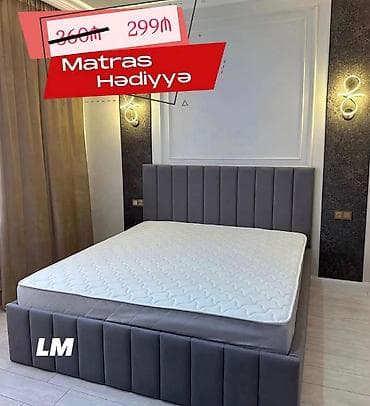 mini generator: İkinəfərlik çarpayı, Matras ilə, Siyirməsiz — 1