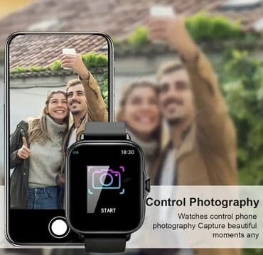 ev zengi: Yeni, Smart saat, Smart, Sensor ekran, rəng - Qara — 9