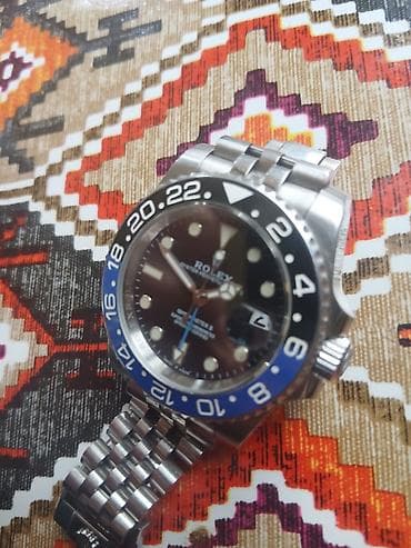 telofon saat: Qol saatı, Rolex, rəng - Qara — 9