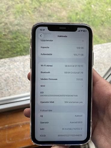 apple telefonlar: IPhone 11, 128 GB, Qara, Face ID — 2