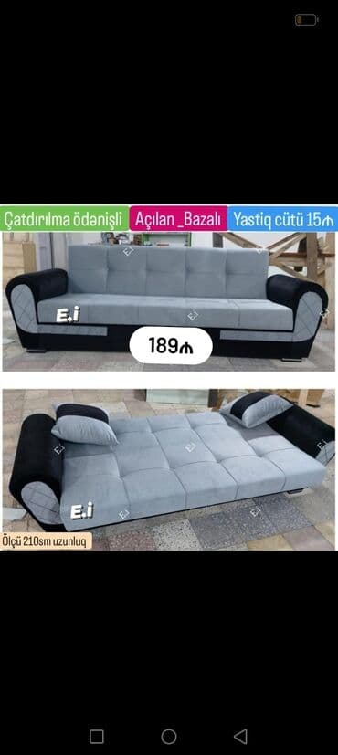 acılıb bağlanan stol: Divan, Yeni, Açılan, Bazalı, Rayonlara çatdırılma — 8