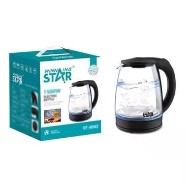 Elektrik çaydanları: Elektrik çaydan 1 - 1.5 l, Yeni, Ödənişli çatdırılma — 5