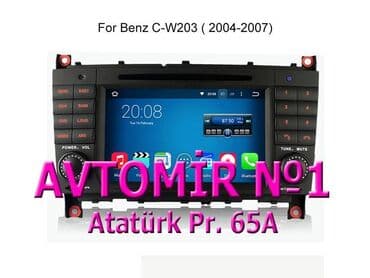 masin ucun monitorlar qiymeti: Mercedes Benz w203 2004-2007 DVD- monitor. DVD-monitor ve android — 1