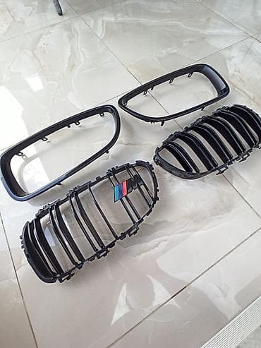 bmw e39 spoiler: BMW üçün ön radiator barmaqlığı (kidney grille) dəsti - Rəng: parlaq — 2