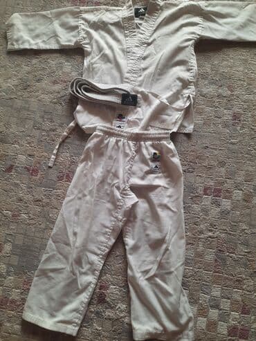 детские футбольные щитки: Мужской спортивный костюм, Adidas, One size, цвет - Белый — 2