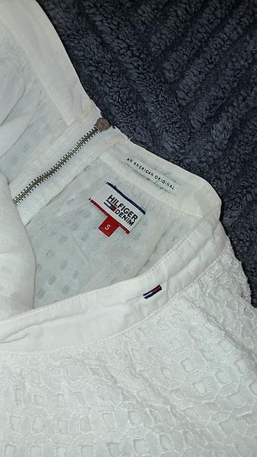 broder: Mini Ətək, Tommy Hilfiger, Pambıq, S — 1