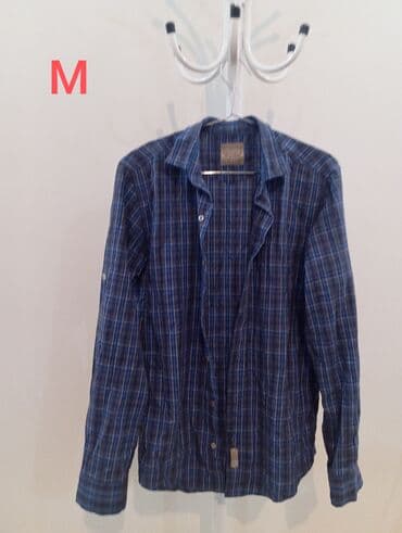 Мужская обувь: Мужская рубашка, Springfield, M, цвет - Голубой — 1