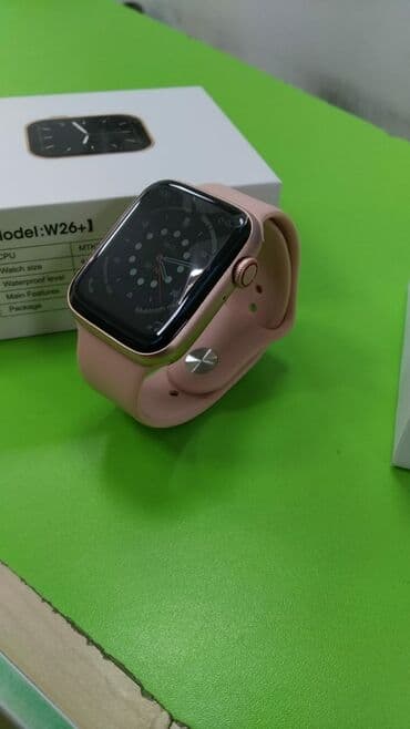w26 plus smart watch qiymeti: Smart saat w26 plus⌚ W26 + Yeni w26 plus metal kəmər ilə🔖 🔴Yan — 6