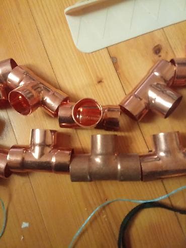 mis borular qiyməti: Məhsul: Mis boru fitinqləri dəsti Təsvir: - Material: 100% mis - Növ — 3