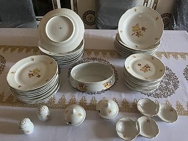 Nahar dəsti, rəng - Ağ, Farfor, Weimar, Azərbaycan — 2