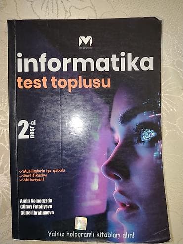 Məhsul: “İnformatika – Test Toplusu” (2-ci nəşr) Nəşriyyat/Marka: MHM