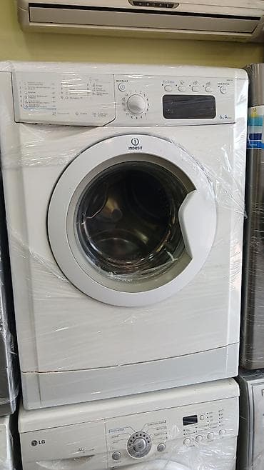 Paltaryuyan maşın Indesit, 6 kq, İşlənmiş, Avtomat, Qurutma var, Kredit yoxdur, Ödənişli çatdırılma, Ünvandan götürmə, Pulsuz çatdırılma