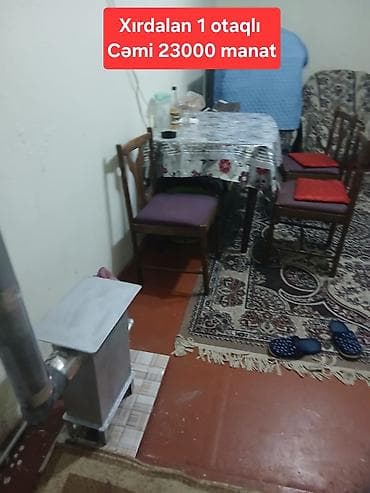 almaz park ev satilir: Xırdalanda 1 otaqlı kiçik ev/sahə Əșyalı Satılır. Sadece Elektronika — 2